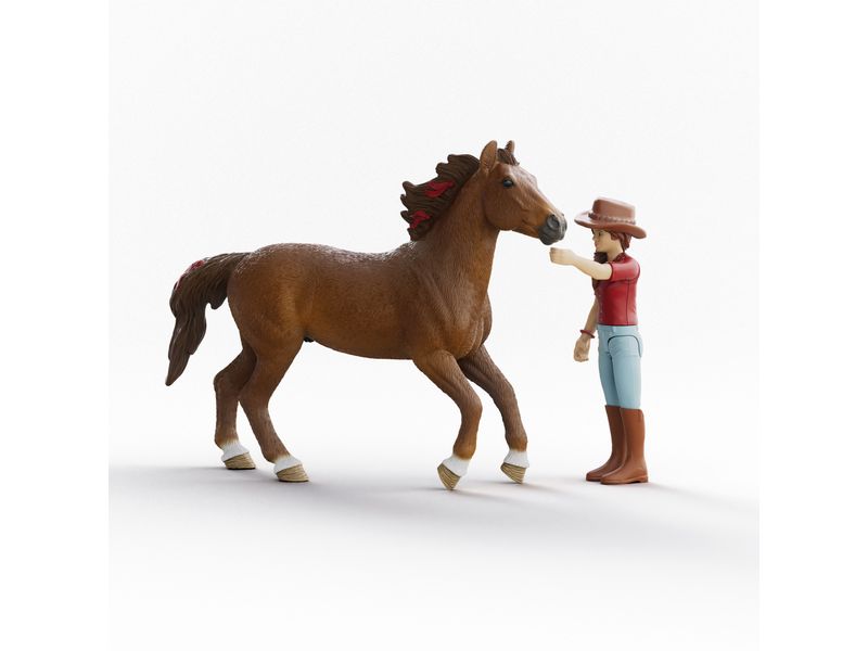 Schleich Spielfigurenset Horse Club Hannah & Cayenne Figurenset fördert kreatives Spielen