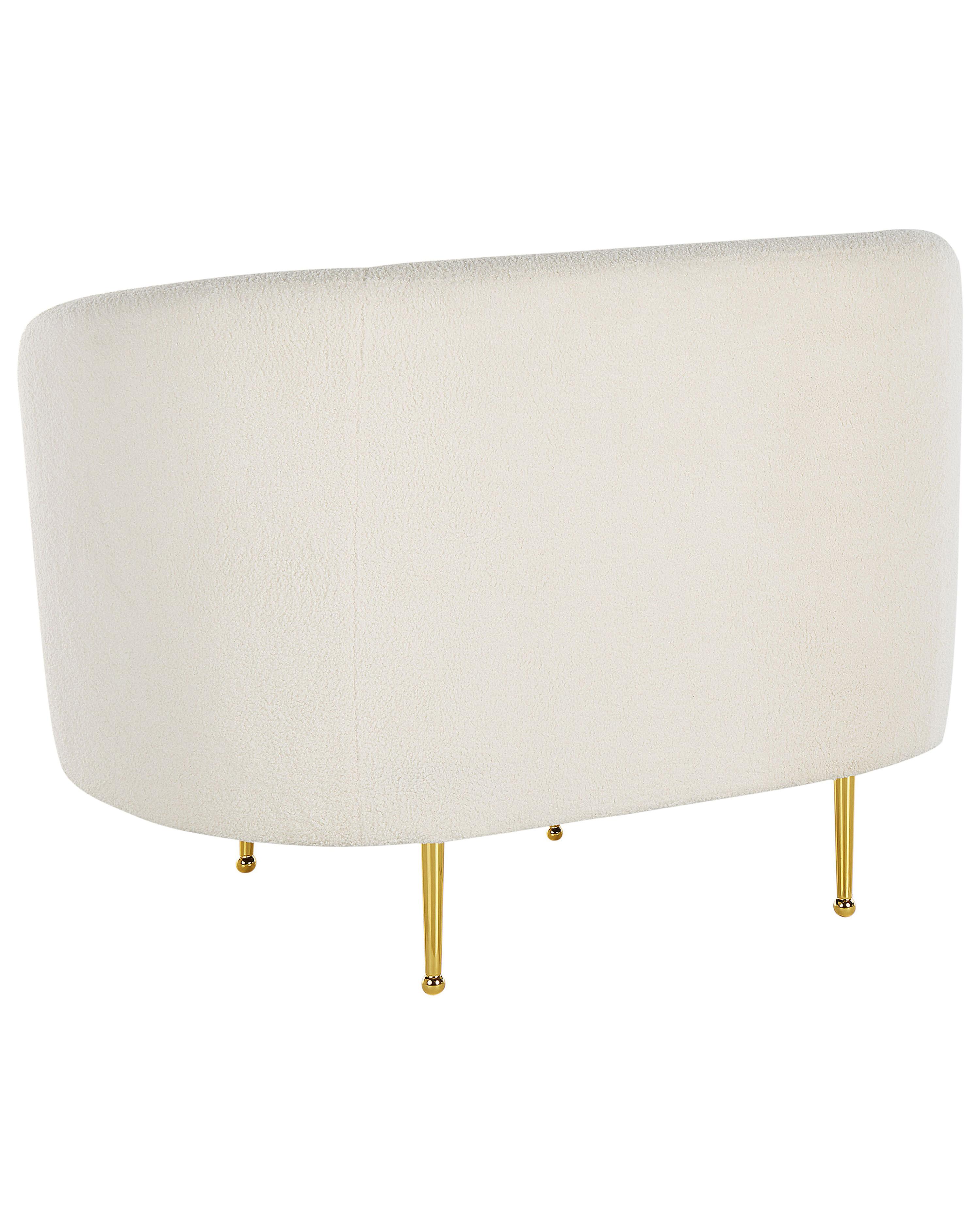 Fauteuil LOEN Bouclé Wit