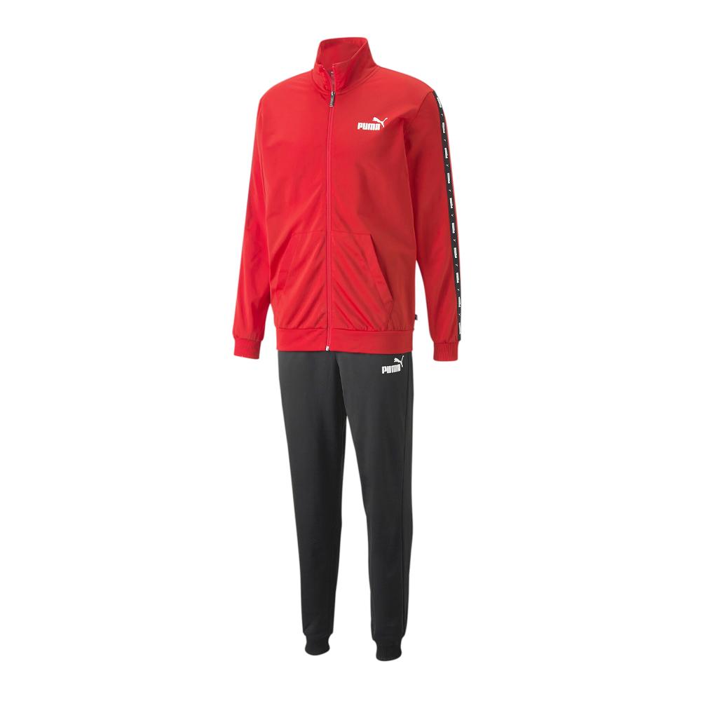 Puma Survêtement Noir/Rouge Homme Puma Tape Poly