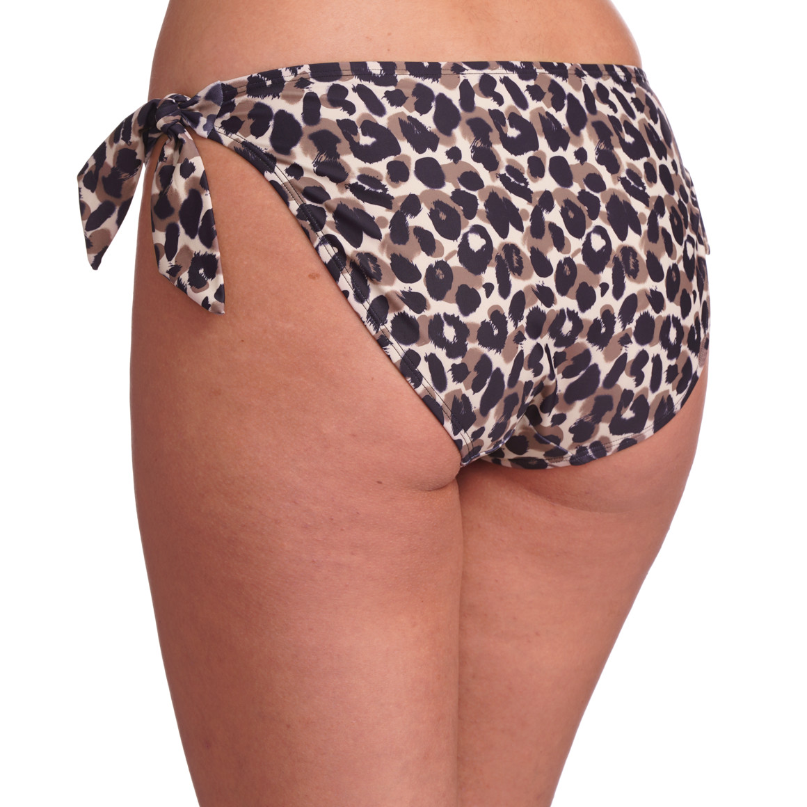 Gina Benotti Damen Bikinislip im Leo-Look beige / braun / schwarz