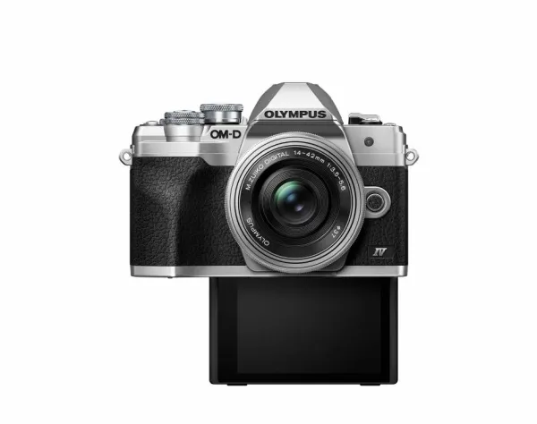 Fotoaparatas Olympus OM-D E-M10 Mark IV   ED 14-42mm EZ PANCAKE   ED 40-150mm F4-5.6 R (Silver)