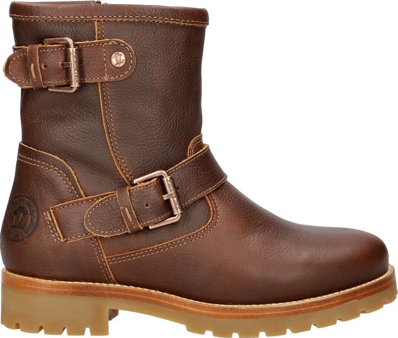 Panama Jack - Felina Igloo - Dames Boot - Cognac - Leer - Gevoerd met Schaapsvacht
