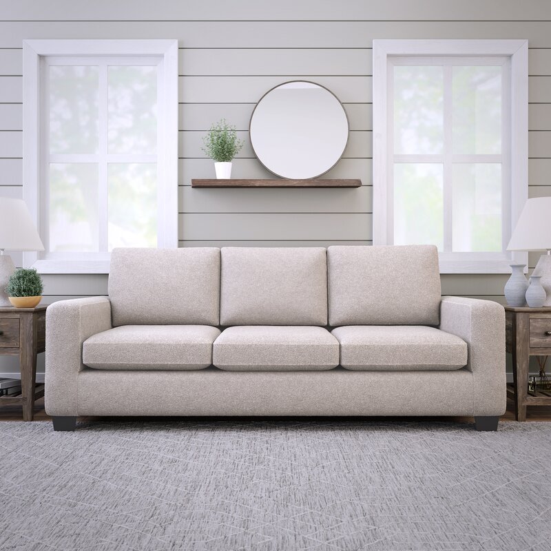Kane 83&rdquo; Square Arm Sofa With Reversible Cushions