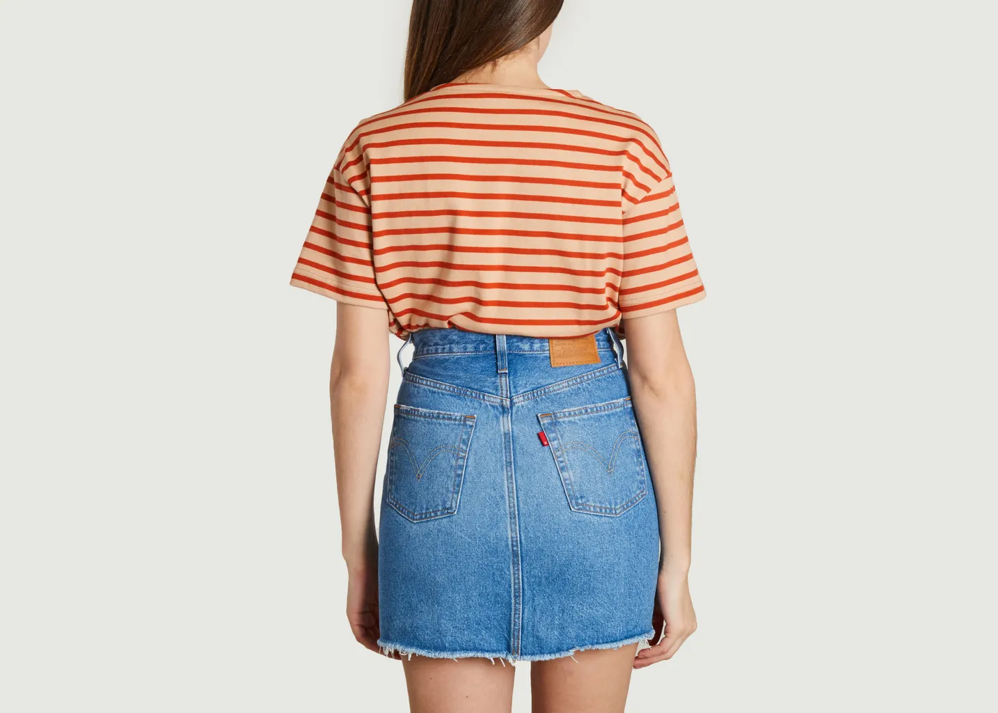 Marinière en coton manches courtes Petit Bateau