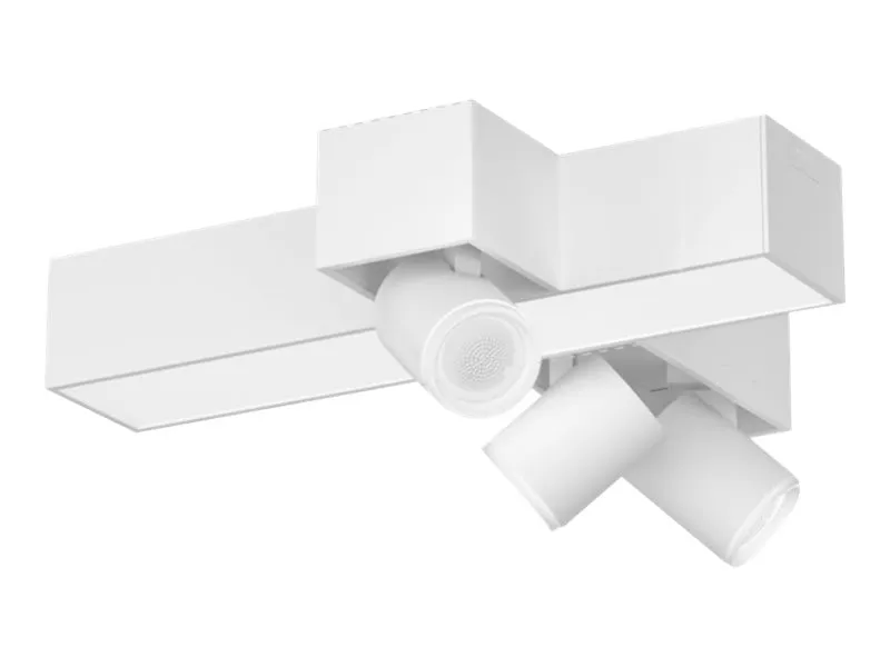 Philips Hue White and Colour Ambiance Centris - Loftsspotlys - LED-lyspære x 3 - GU10 - total: 17.1 W (tilsvarende 150 W) - klasse A - 16 millioner farver - 2000-6500 K - hvid