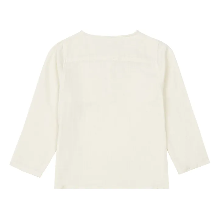 La Petite Collection Kurta Gaze de Coton Bio | Ecru
