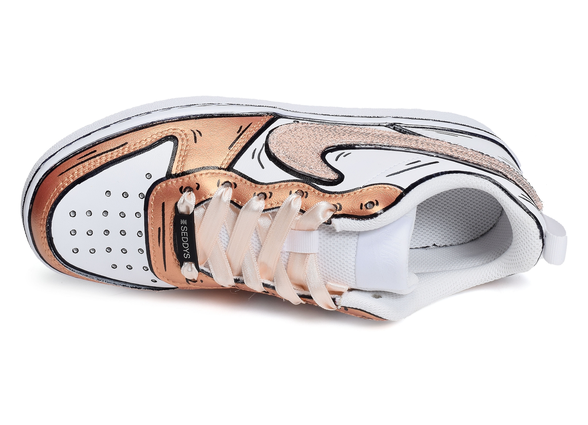 Court borough low california blanc bronze