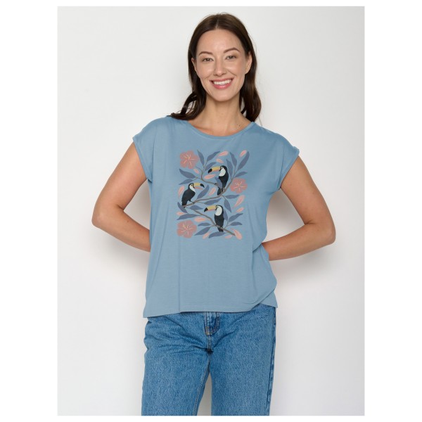 GreenBomb - Women's Tucan Flower Timid - T-shirt
