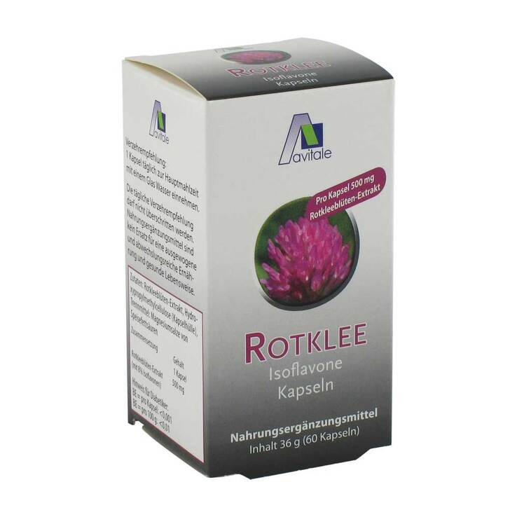 Rotklee Kapseln 500 mg, 60 St