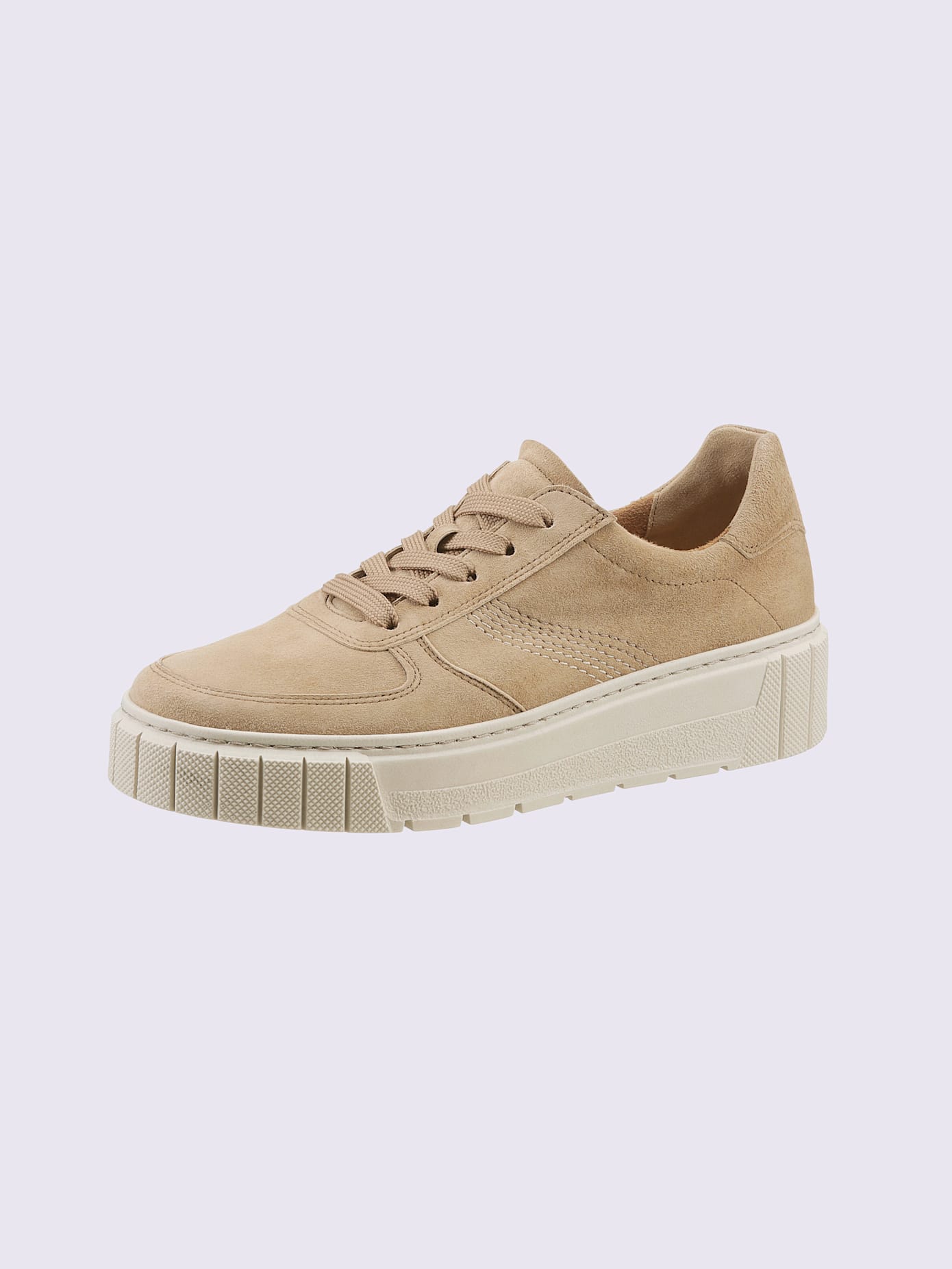 Chaussures à lacets en cuir nappa d'agneau et de mouton ou cuir velours de chèvre