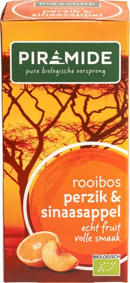 Rooibosthee perzik sinaasappel