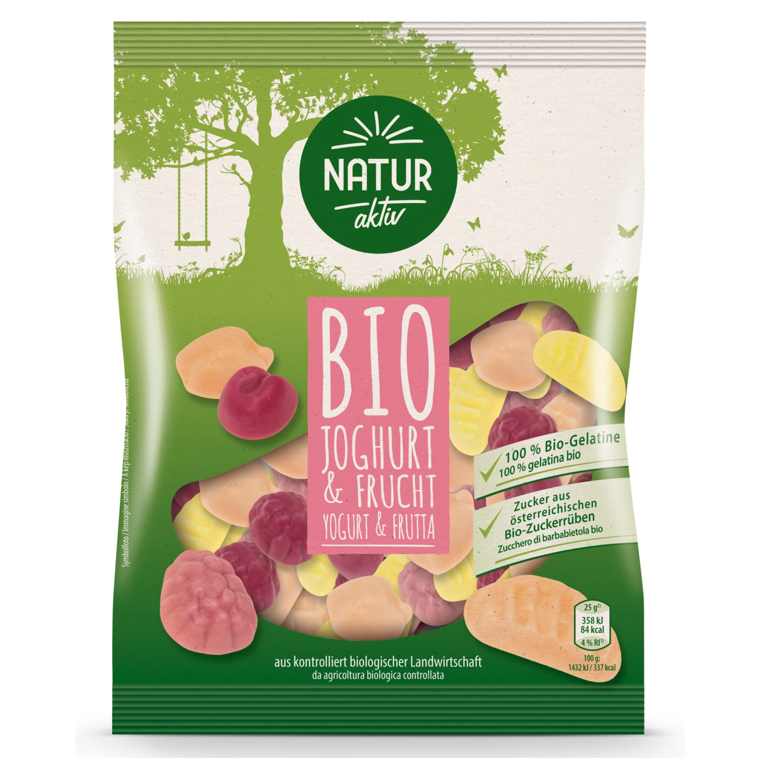 NATUR AKTIV BIO-Fruchtgummi, Joghurt-Frucht 200 g