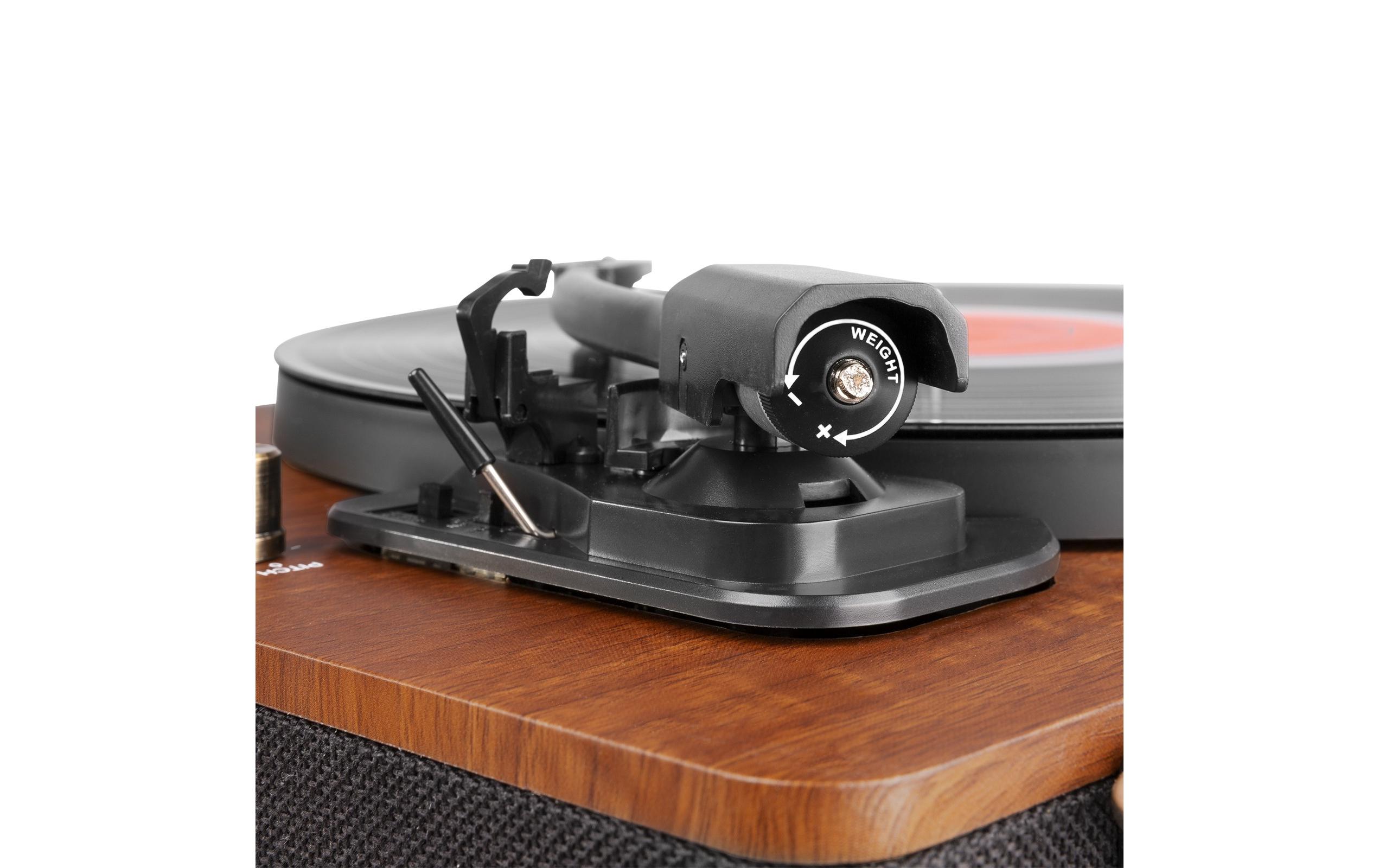 Plattenspieler mit Bluetooth RP162 Dunkelbraun<br>Retro Plattenspieler mit Bluetooth, USB-Player und Umwandlungsmöglichkeit für Schallplatten