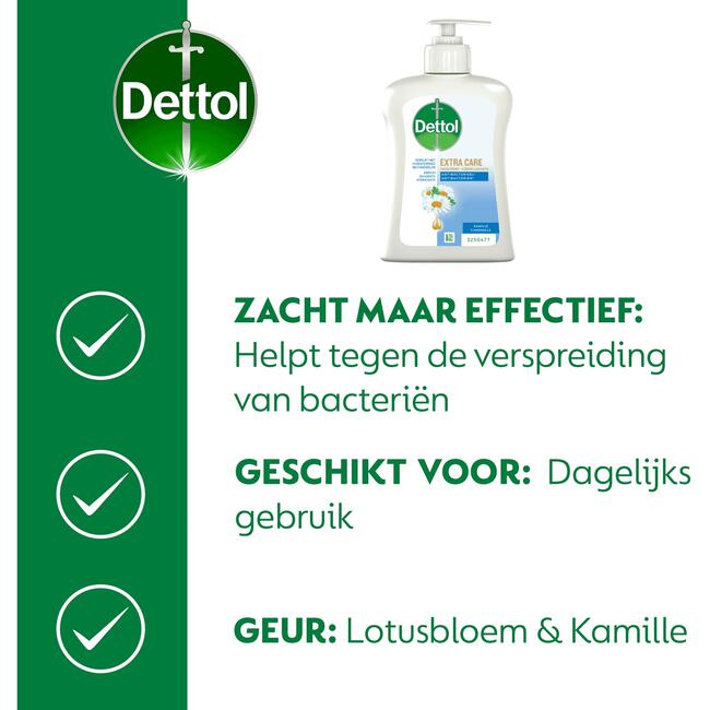 Dettol Handzeep Extra Care Kamille 250 ML