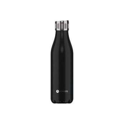 Les Artistes Paris - Gourde Bouteille isotherme 500 ml - noir - bouchon sport - acier inoxydable