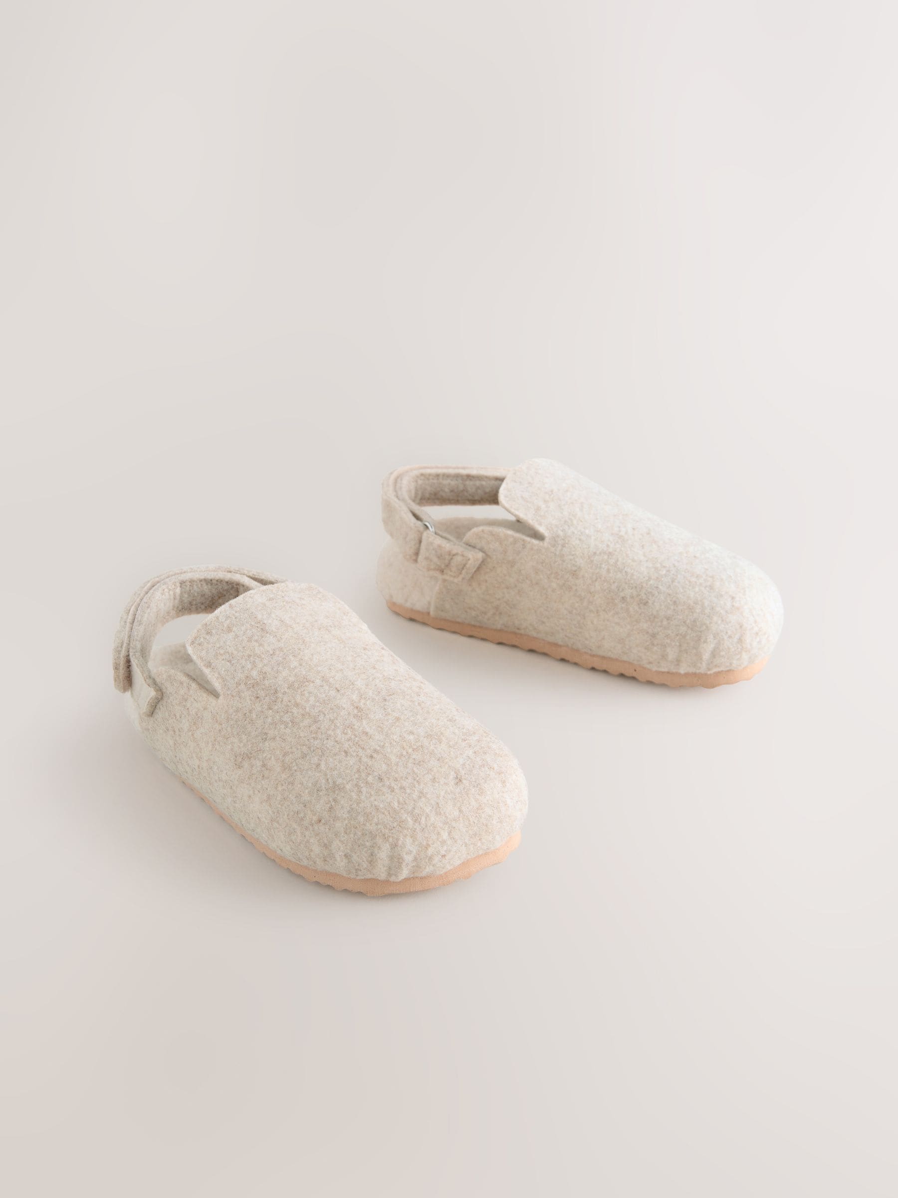 Neutraal - Felt Clog Slippers