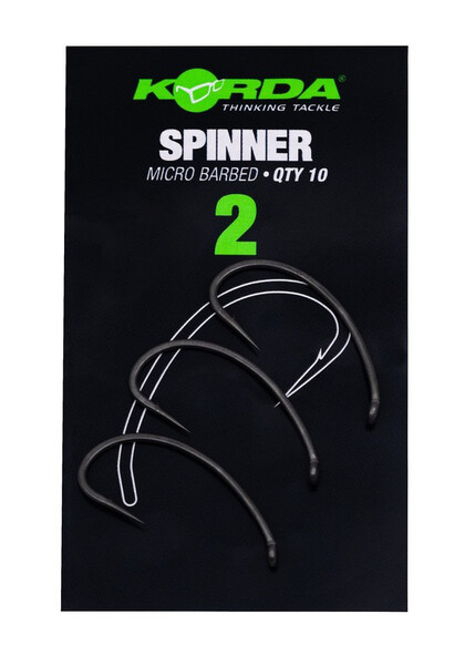 Hameçons carpe sans ardillon Korda Spinner (10 pcs)