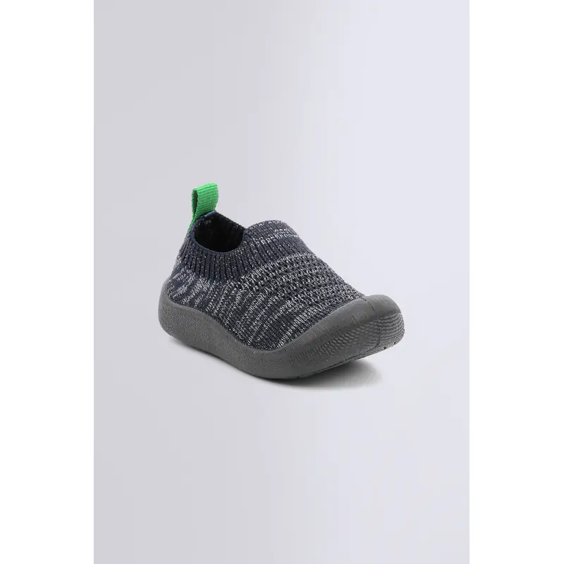 KICK EASY MARINE GRIS CHAUSSONS Textile Bébé