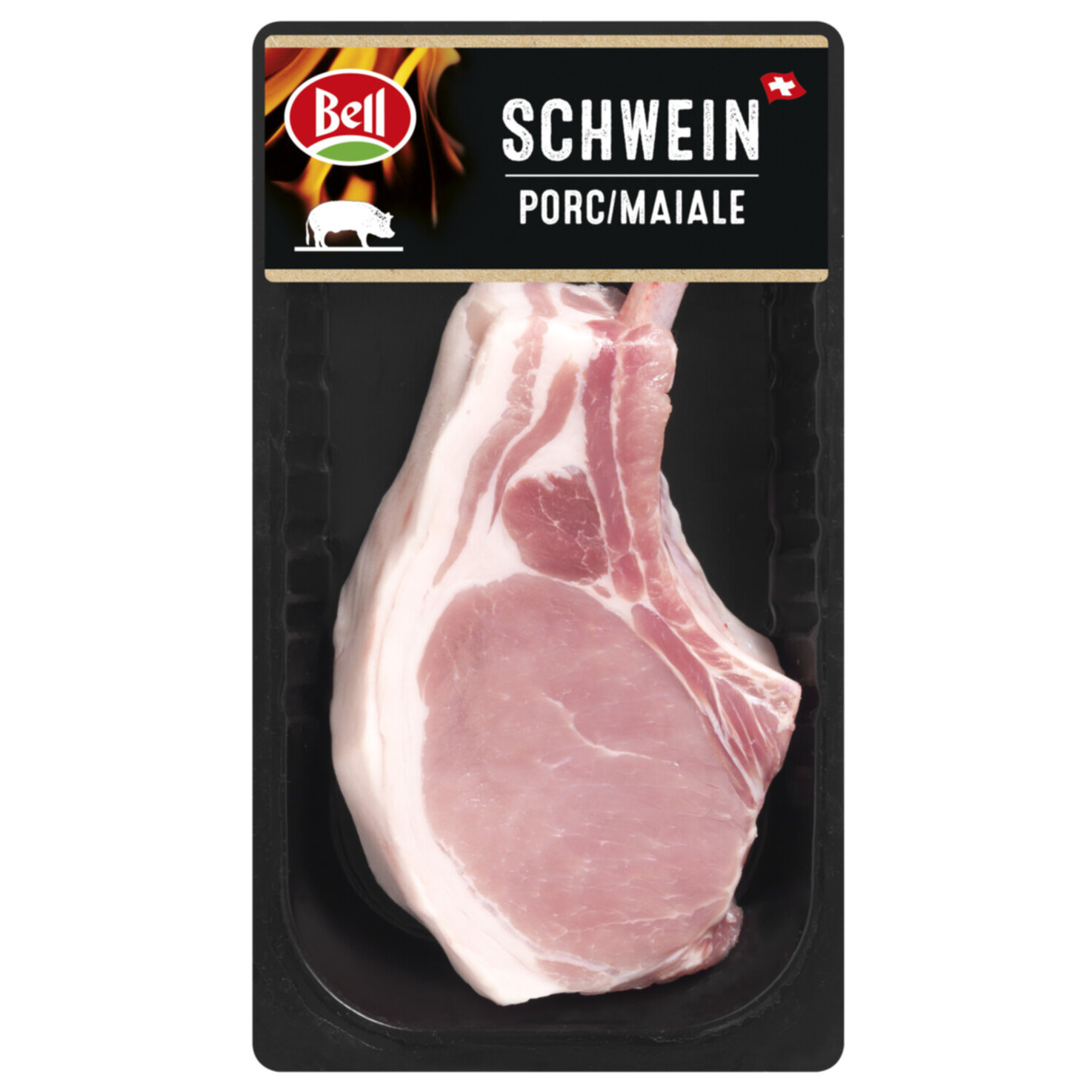 Bell BBQ Schweins-Kotelett Premium 1 Stück ca. 340g