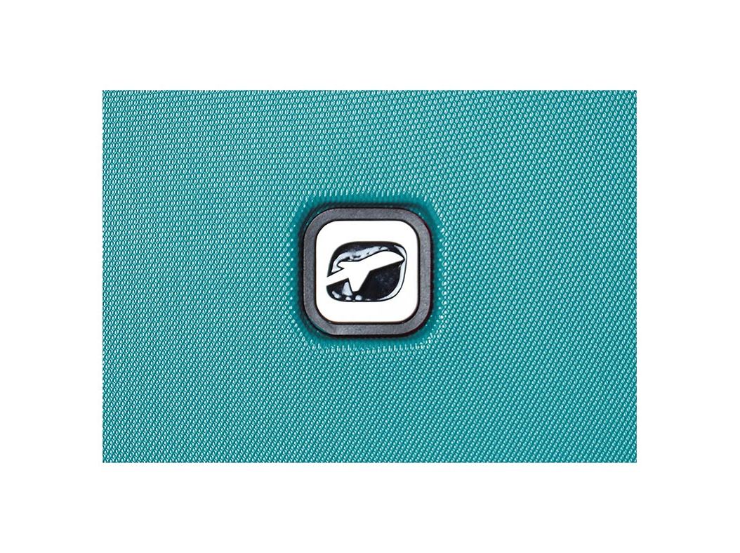 MALA DE CABINE RÍGIDA AIRPORT TURQUESA 4 RODAS 55CM