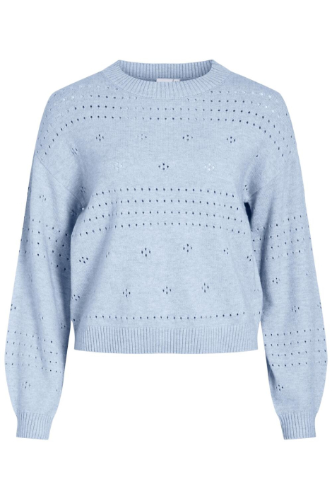Vila blauwe dames trui