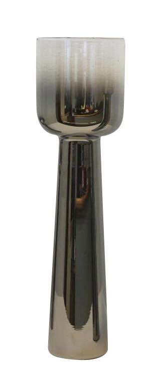 Vase TRUMPET 49 cm grau