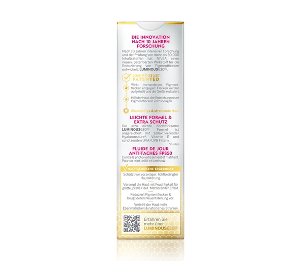 Nivea Cellular Luminous 630 Anti-Pigmentflecken Tagespflege Fluid