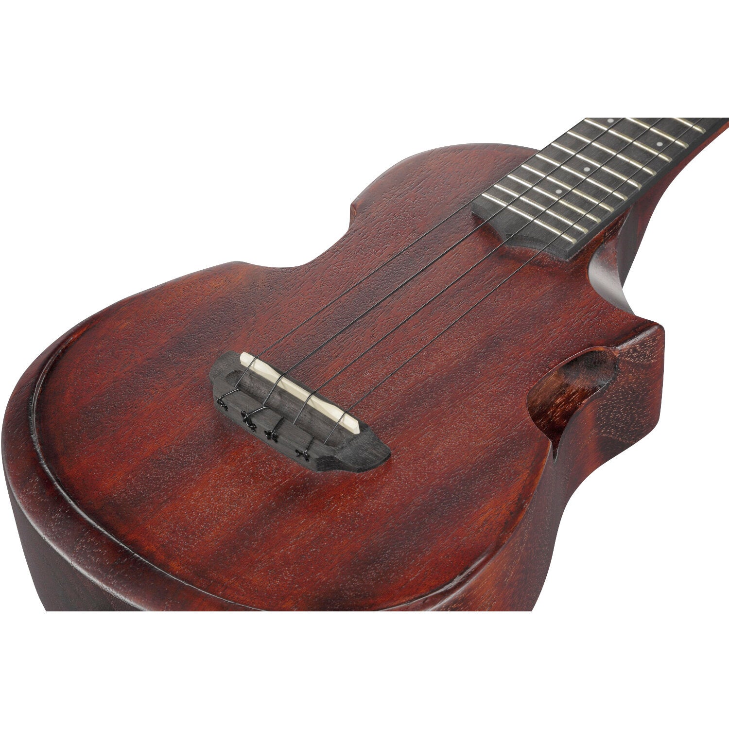 Ibanez AUC14 Open Pore Violin Sunburst concert ukelele met gigbag