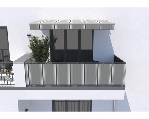 SOLUNA balkonbekleding H:75 cm Design A131 (per meter verkocht)