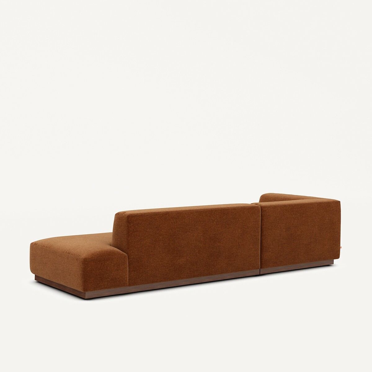AM.PM<br>Sofá de canto esquerdo XL em veludo chenille, Jacopo