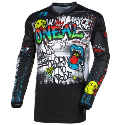 Maillot cross O'Neal ELEMENT - RANCID V24 2023 - Noir / Blanc