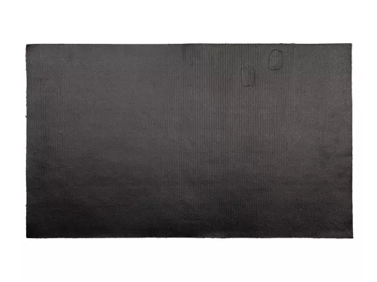 Tapis d'entrée en PVC imprimé marron 45x75