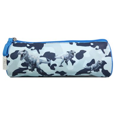 Trousse ronde Phileas - 1 compartiment - dino - Bagtrotter
