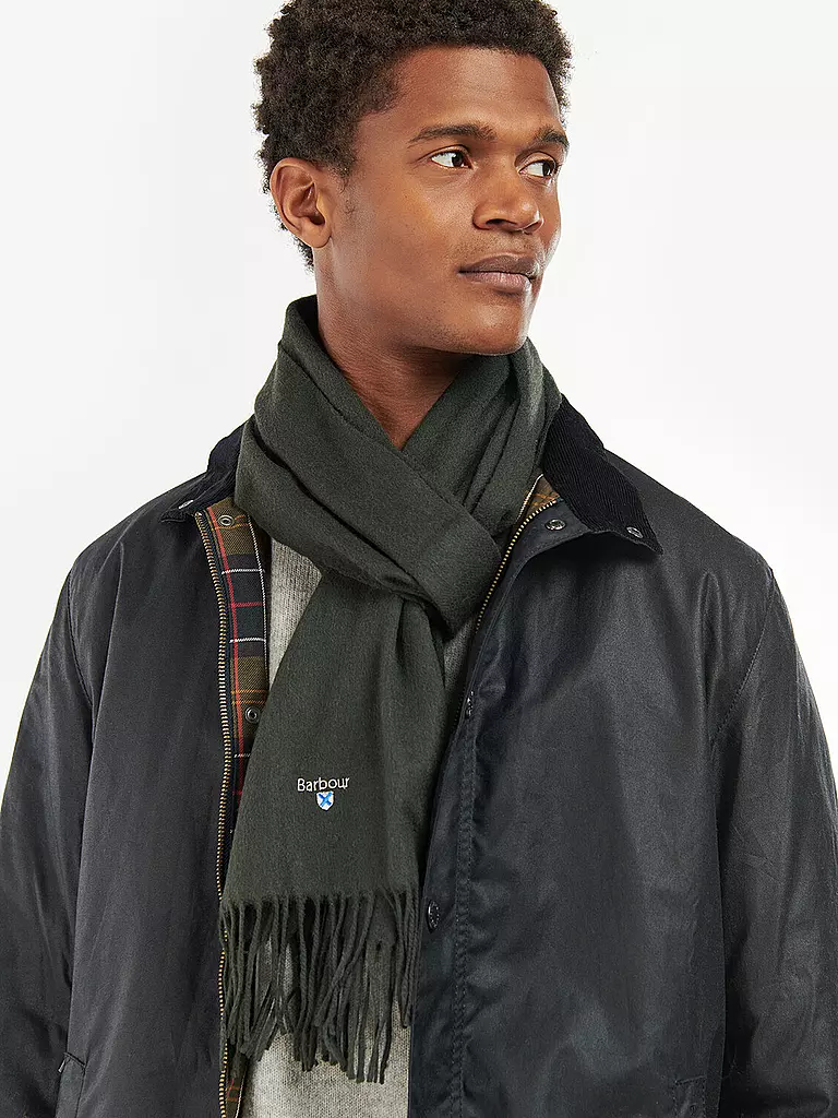 BARBOUR Schal olive