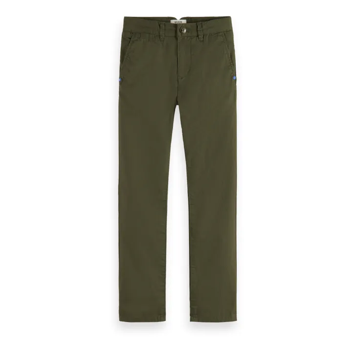 Scotch & Soda Pantalon Chino | Vert kaki