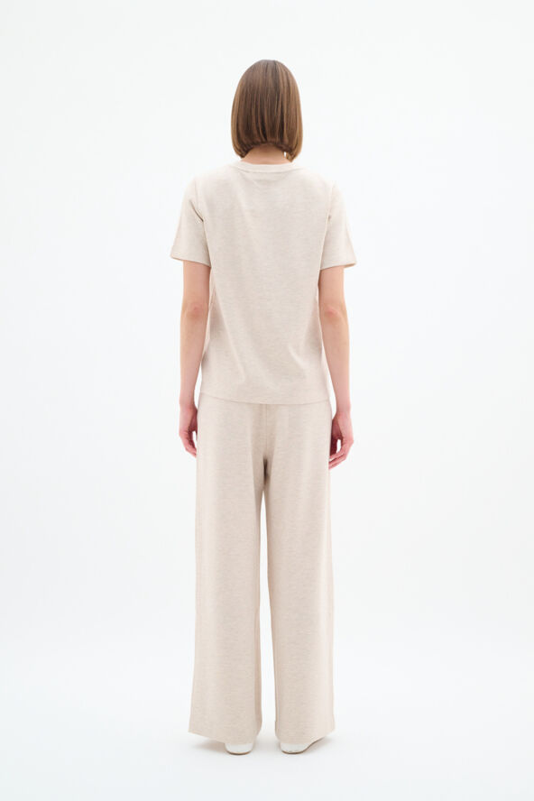 InWear VincentIW Logo Tshirt Melange Vanilla melange