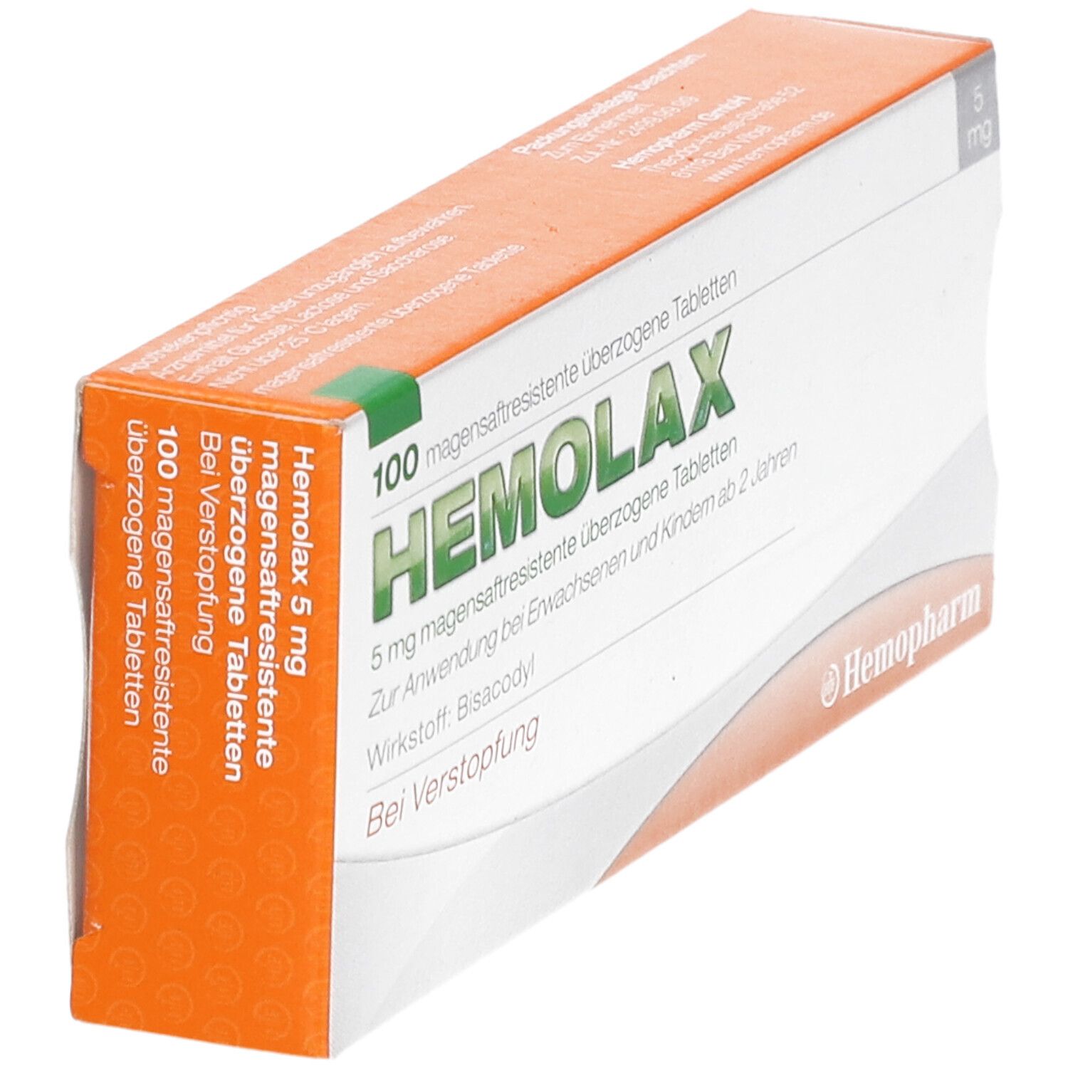 Hemolax 5mg Dragees