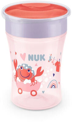 NUK Evolution Magic Krus 230 ml, Rødt