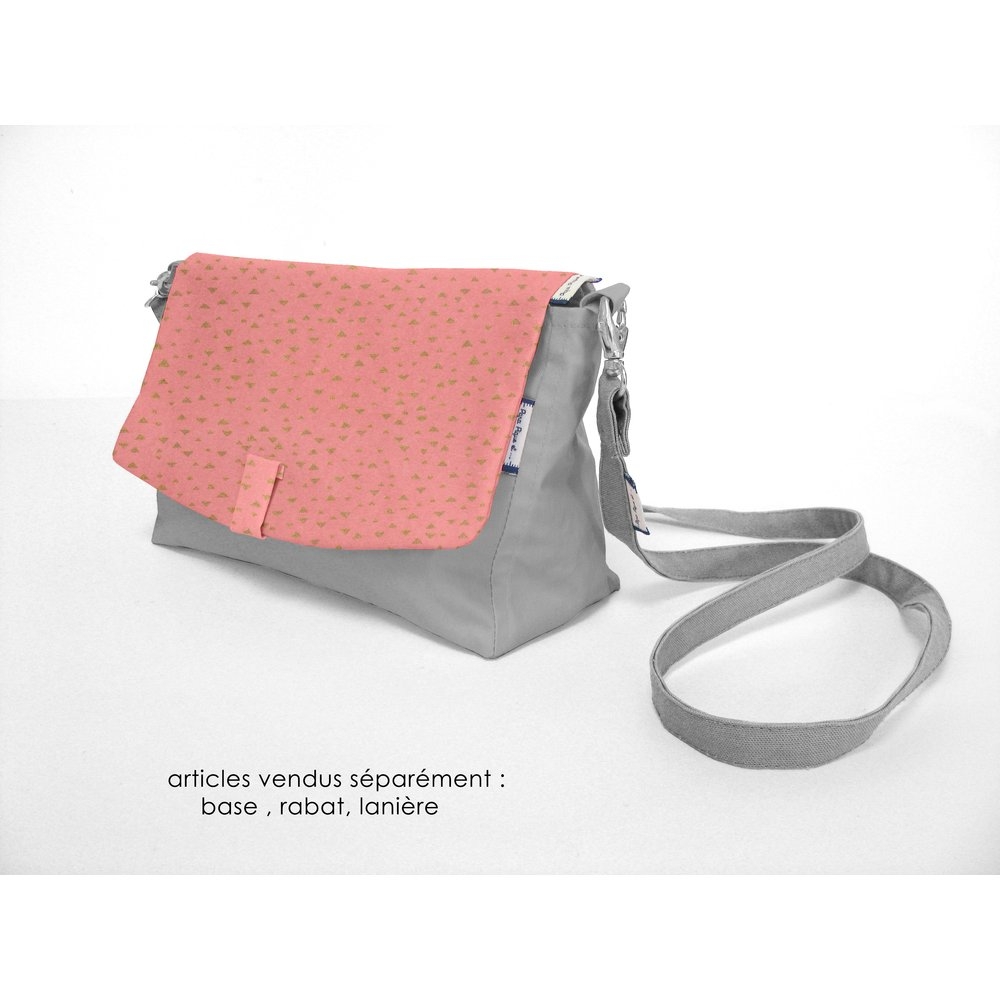 Rabat Sac Compagnon Triangle Or Poudré