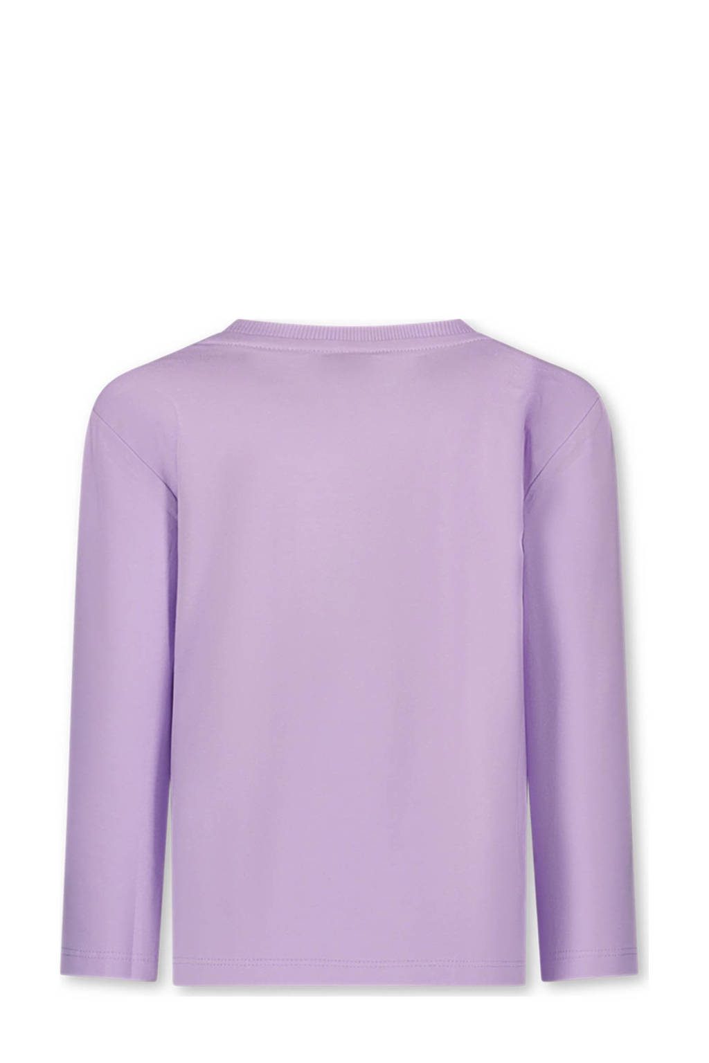 The New Chapter longsleeve met printopdruk lila