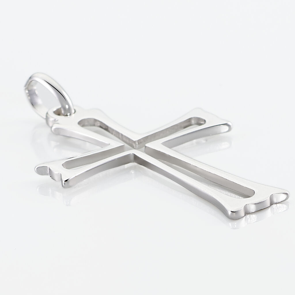 Pendentif Romayssa Argent Blanc