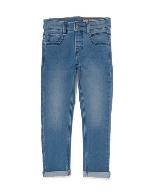 pantalon enfant jogdenim modèle skinny bleu moyen