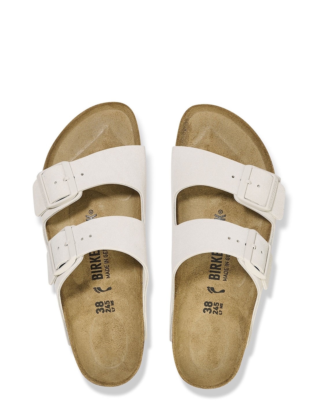 birkenstock Mules Femme arizona leve antique white