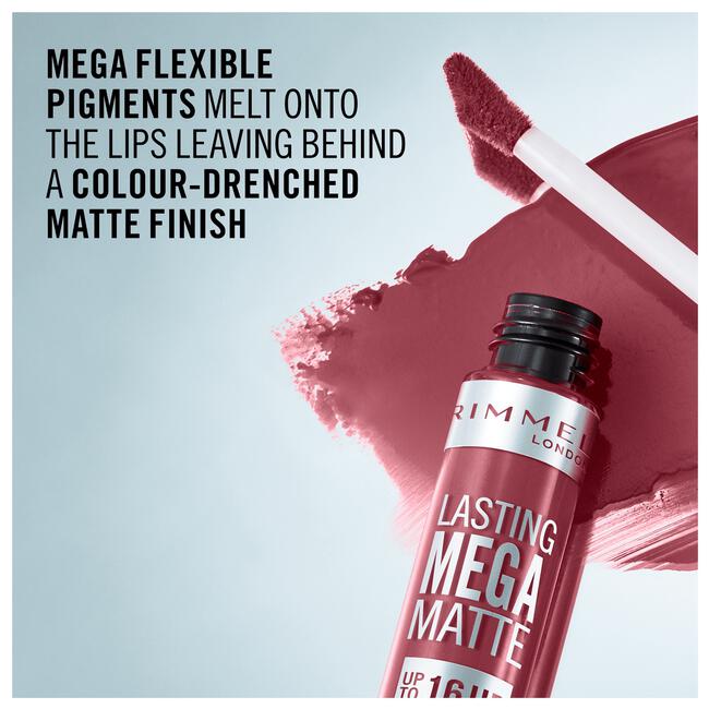 Rimmel London Lasting Mega Matte Liquid Lipstick 900 Ravishing Rose