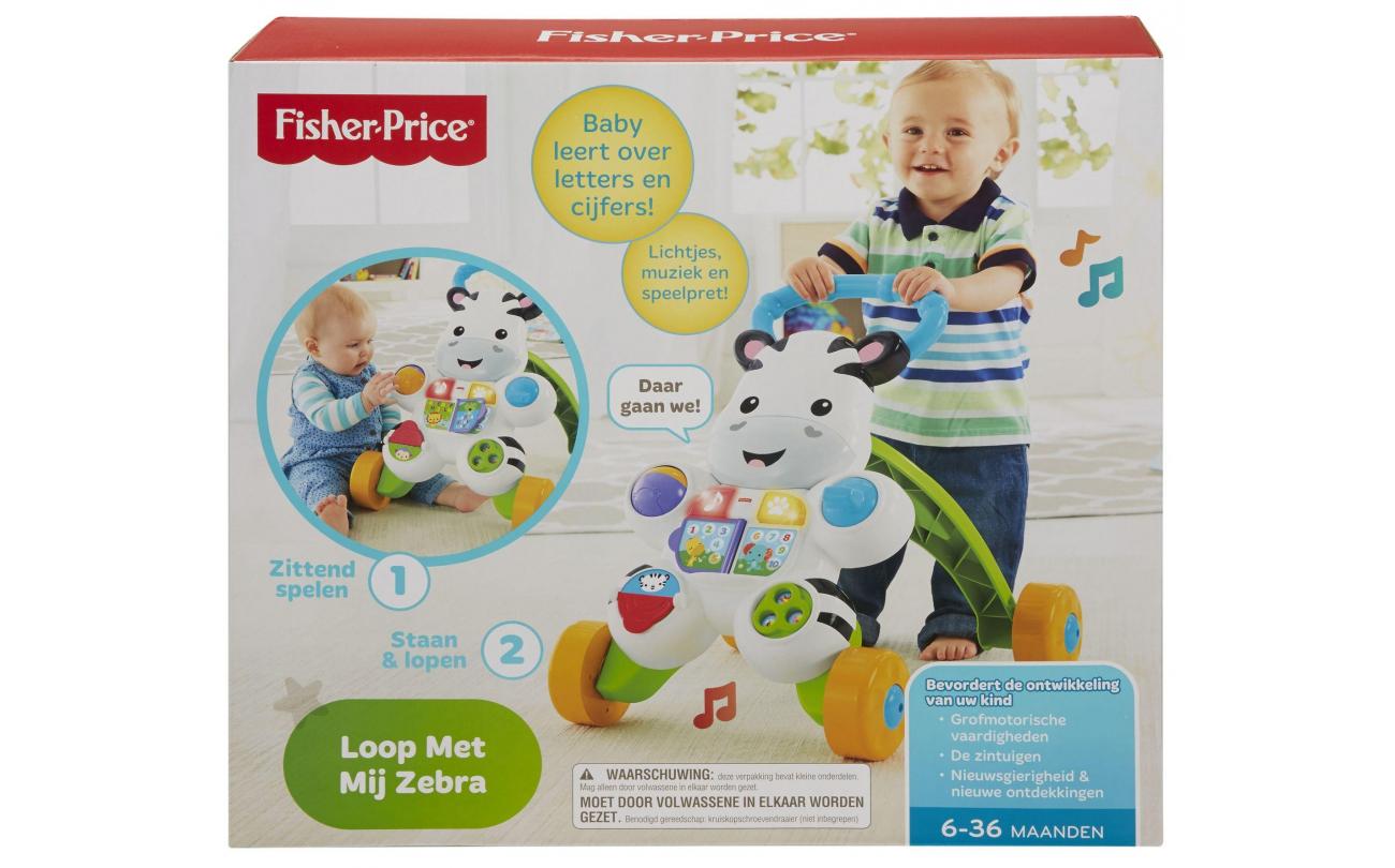 Fisher Price Loop met mij Zebra