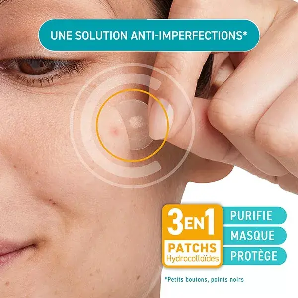 Adesivos discretos de hidrocoloide para imperfeições Compeed, 15 unidades.