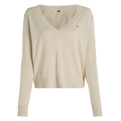 Sweatshirt femme Essential Vneck Ext TOMMY HILFIGER