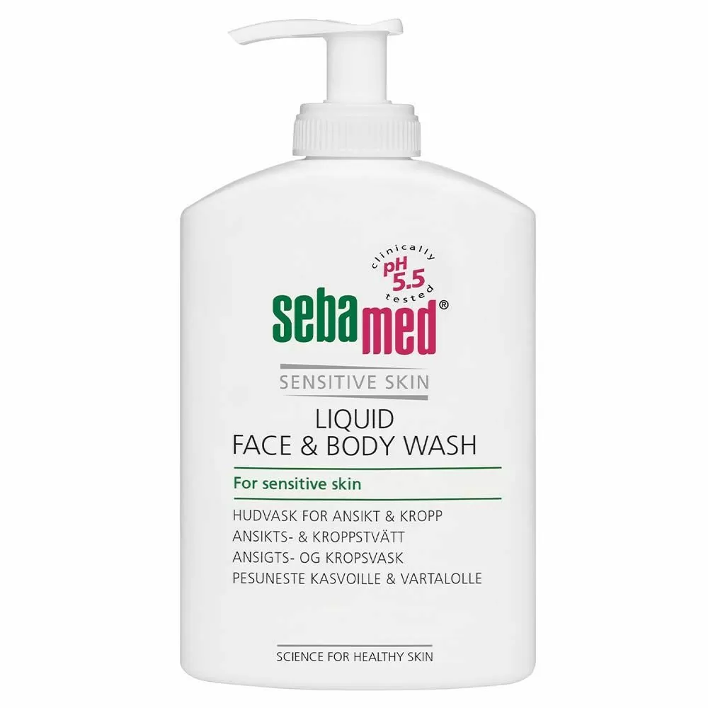 Sebamed Liquid Face & Body Wash - 300 ml.