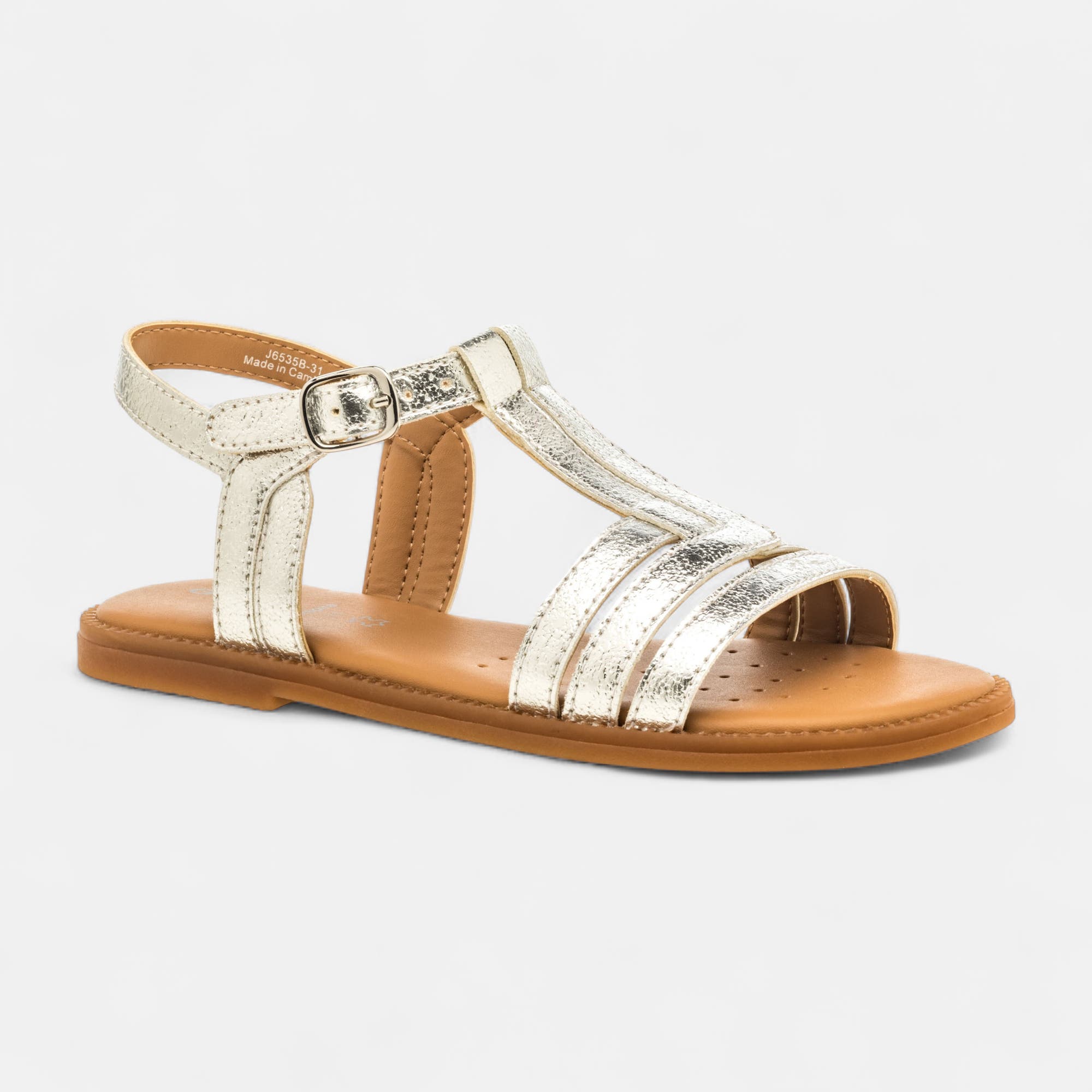 Nu-pieds Fille argent