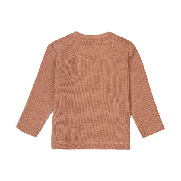 Noppies Rib Natal T-shirt Lange Mouwen Oatmeal Mt. 44